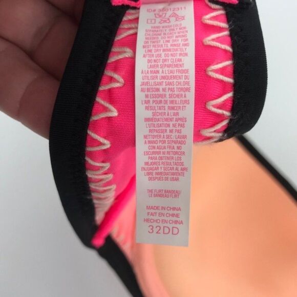 Victorias Secret Strapless Crochet Bikini Top 32DD - Picture 5 of 6